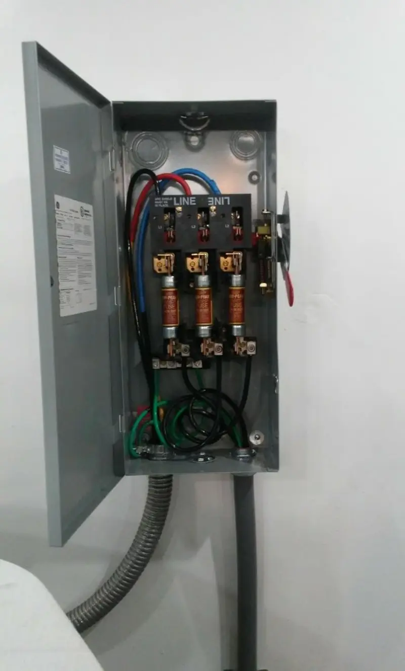 Three-phase disconnect switch installed for Electrical Wiring & Rewiring in West Lampeter